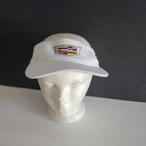 Augusta sportswear Val Ward Cadillac adults white visor cap